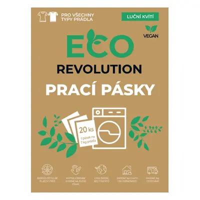 EcoRevolution prací pásky, luční kvítí, 20ks