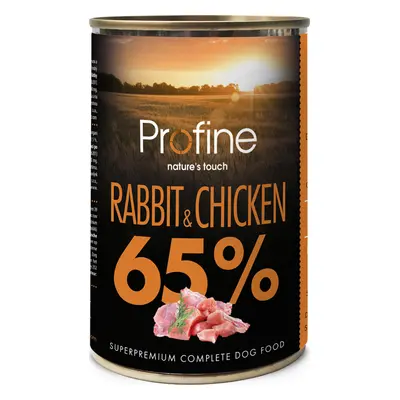 Profine 65 % Konzerva pro psy králík s kuřetem, 400 g