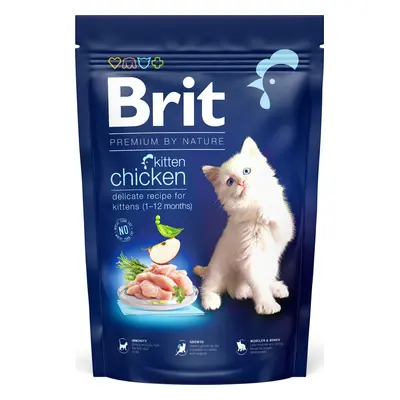 Brit Premium by Nature Cat krmivo pro koťata s kuřetem, 1,5 kg