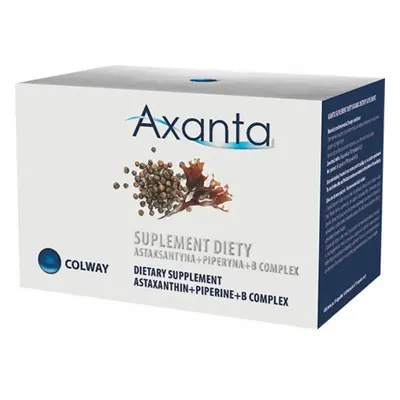 Colway AXANTA - ASTAXANTHIN - Antioxidant + Piperin + Komplex Vit. B, 60kapslí