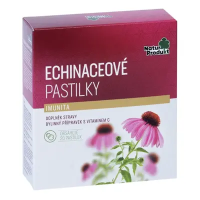 Naturprodukt Echinaceové pastilky, 20 ks