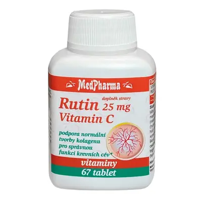 MedPharma Rutin 25 mg + Vitamin C, 67 tablet