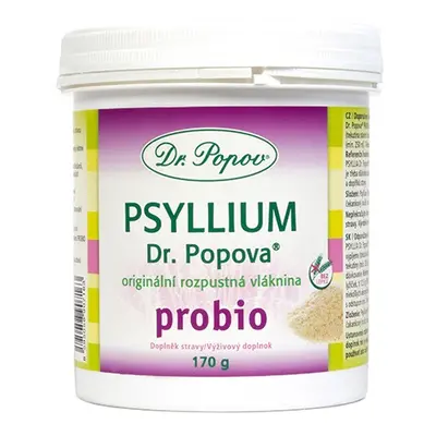 Vláknina Psyllium PROBIO dóza, 170 g Dr. Popov