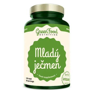 GreenFood Nutrition Mladý ječmen 120 kapslí