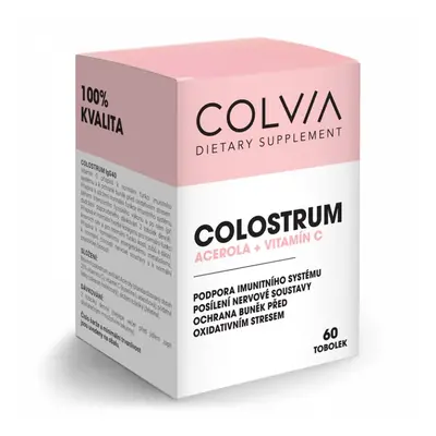 COLVIA Colostrum + Acerola + Vitamín C, 60 ks