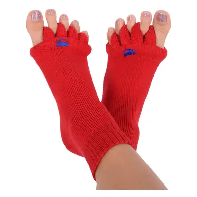 Happy Feet Adjustační ponožky RED, 1 pár Velikost: M (vel. 39-42)