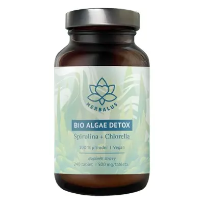 Herbalus BIO Algae Detox - Spirulina a chlorella, 240 tablet