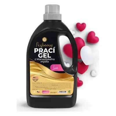 Nanolab Prací gel z Marseillského mýdla Love, 1,5 l, 40 PD