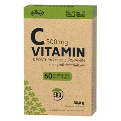 Vitar Vitamin C 500 mg EKO, 60 kapslí