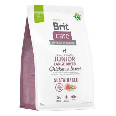 Brit Care Dog Sustainable Junior Large Breed 3kg