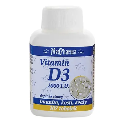 MedPharma Vitamin D3 2000 I.U. - 107 tablet