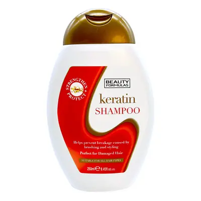 Beauty Formulas Šampón s keratinem pro poškozené vlasy, 250ml