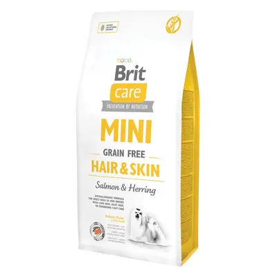 Brit Care MINI krmivo pro psy bez obilovin, pro vyživenou kůži a srst losos a sleď, 7 kg