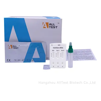 1x/100x ALLTEST Test pro detekci Clostridium difficile GDH/Toxin A/Toxin B Počet kusů: 1