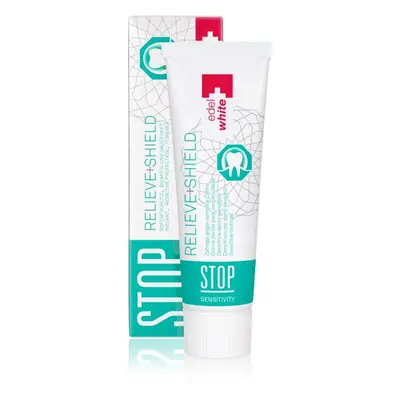 Curaprox Edel White STOP, Sensitive zubní gel, 75 ml