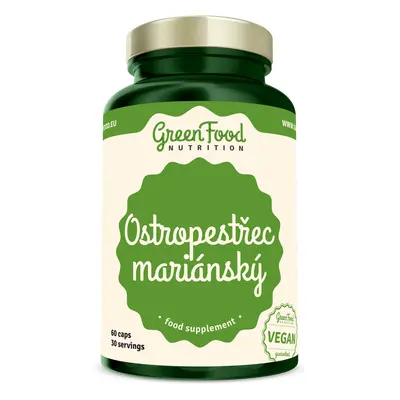 GreenFood Nutrition Ostropestřec mariánský 60 kapslí