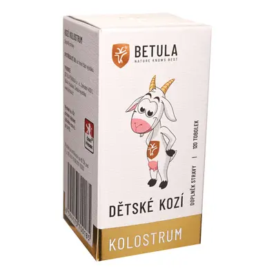 BETULA Dětské kozí kolostrum, 120 tobolek