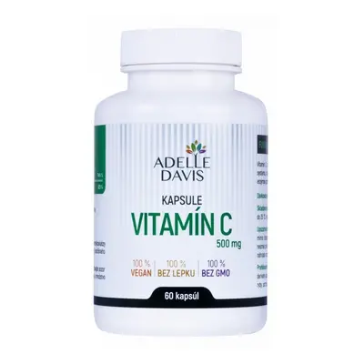 Adelle Davis Adelle Davis, Vitamín C 500 mg, 60 kapslí