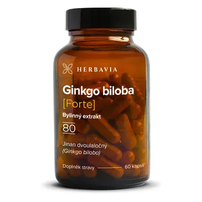 Herbavia Ginkgo biloba FORTE, 60 kapslí