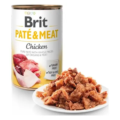 Brit Konzerva pro psy paté kuřecí, hovězí, vnitřnosti, 800 g