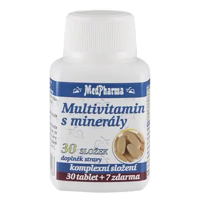 MedPharma Multivitamin s minerály 30 složek - 37 tablet