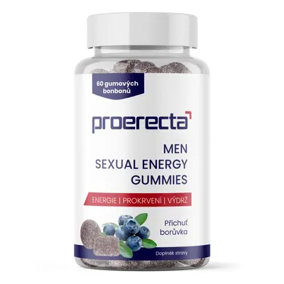 Proerecta Men sexual energy gummies, 60 gumových bonbonů