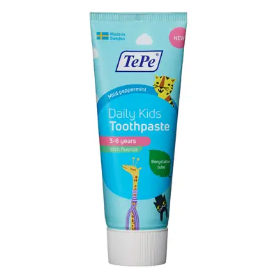 TePe Daily Kids zubní pasta pro děti od 3 do 6 let, 75 ml