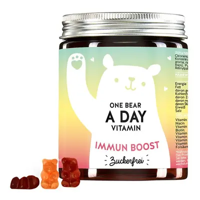 Bears with Benefits One Bear a Day Vitamíny pro podporu imunity - bez cukru, 60 ks