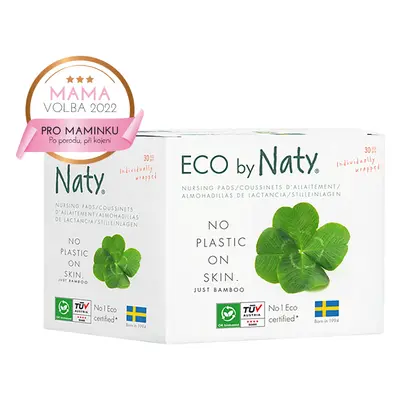 Prsní vložky pro kojící ženy ECO by Naty (30 ks)