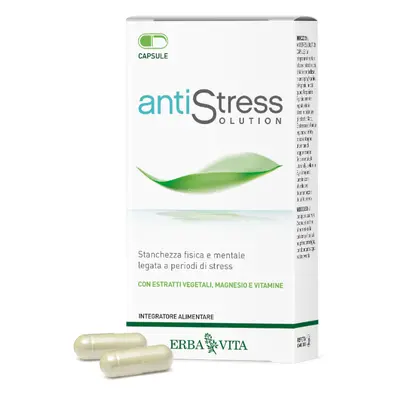 Erba Vita ANTISTRESS SOLUTION CAPSULE - fyzické a duševní vypětí, 45 kapslí