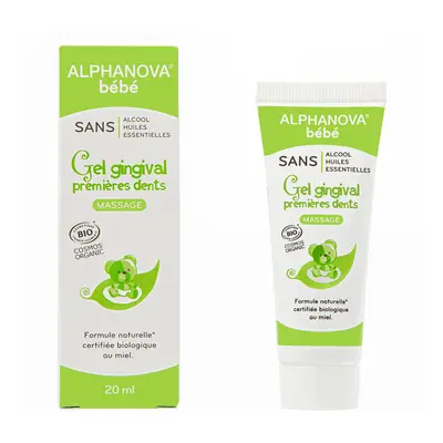 Alphanova Gel gingival na dětské zoubky 20 ml BIO