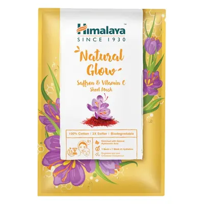 Himalaya Textilní bavlněná maska šafrán a vitamín C, 30 ml