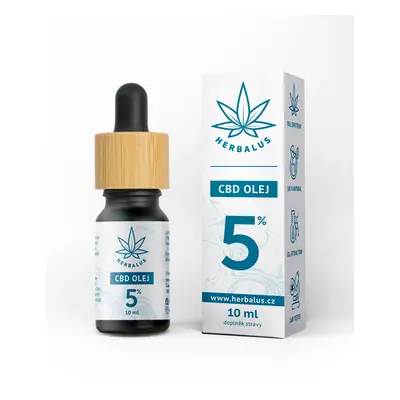 Herbalus CBD Olej 5%, 10ml