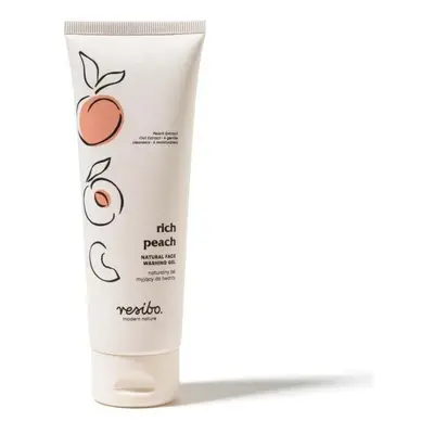 Resibo Přírodní mycí gel na obličej Rich Peach, 125 ml