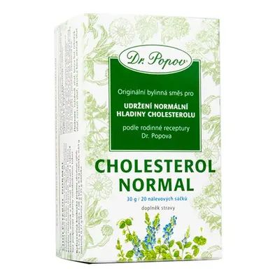 Cholesterol normal, porcovaná směs, 30 g Dr. Popov