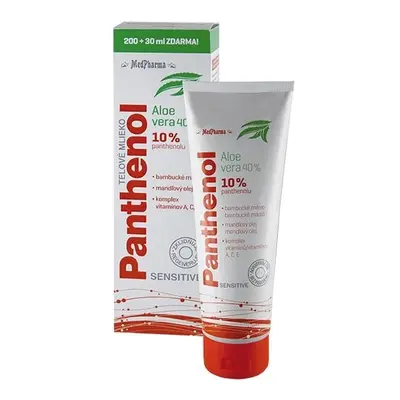 MedPharma Panthenol 10 % Sensitive tělové mléko, 200 ml + 30 ml zdarma!