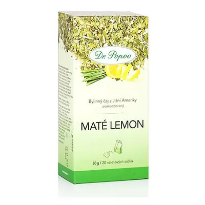 Maté lemon, bylinný čaj, 30 g Dr. Popov