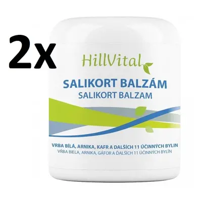 HillVital Salikort balzám, na bolest svalů a zánět šlach, 2x250ml