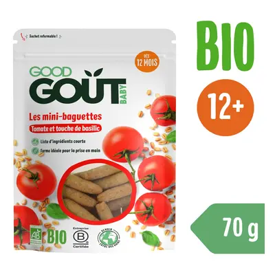 Good Gout BIO Mini bagetky s rajčátky (70 g)