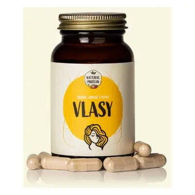 Natural Protein Krásné vlasy, Natural Protein, 60 kapslí