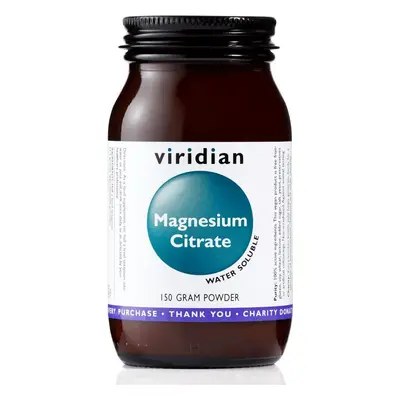 Viridian Nutrition Viridian Magnesium Citrate Powder, 150 g