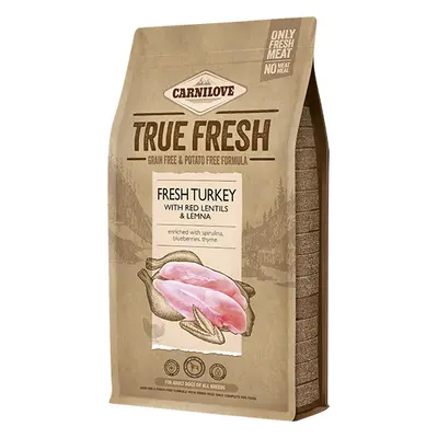 Carnilove TRUE FRESH krmivo pro dospělé psy s krocanem, 1,4 kg