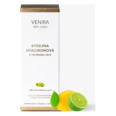 VENIRA kyselina hyaluronová k vnitřnímu užití, citrón-limeta, 50 ml