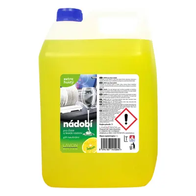 LAVON Easy Clean nádobí lemon, 5l