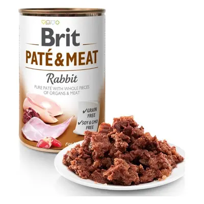 Brit Konzerva pro psy paté králičí, kuřecí, vnitřnosti, 800 g