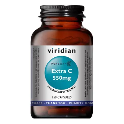 Viridian Nutrition Viridian Extra C 550 mg, 150 kapslí