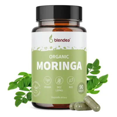 Blendea Moringa BIO Organic, 100% rostlinné, 90 kapslí