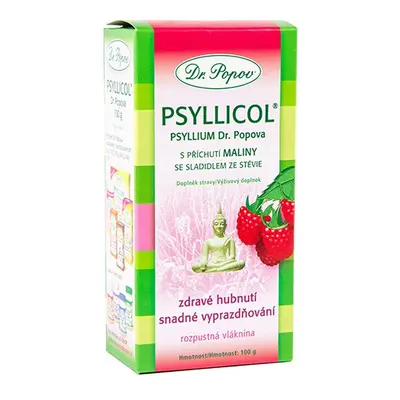 Psyllicol® s příchutí maliny, 100 g Dr. Popov