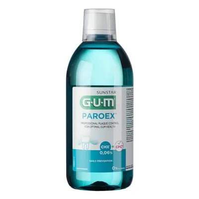 GUM Sunstar GUM PAROEX ústní voda (výplach, CHX 0,06 % + CPC 0,05 %), 500 ml