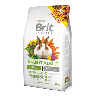 Brit Animals RABBIT ADULT complete, krmivo pro dospělé králíky, 3 kg